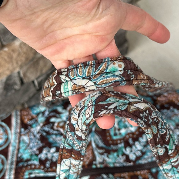Vera Bradley Java Blue XL Overnight Duffle - Picture 4 of 14